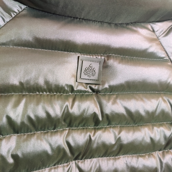 RAINFOREST Women's Emerald Green Down Full Zip Up Insulated Hood Puffer Jacket S - Picture 7 of 12